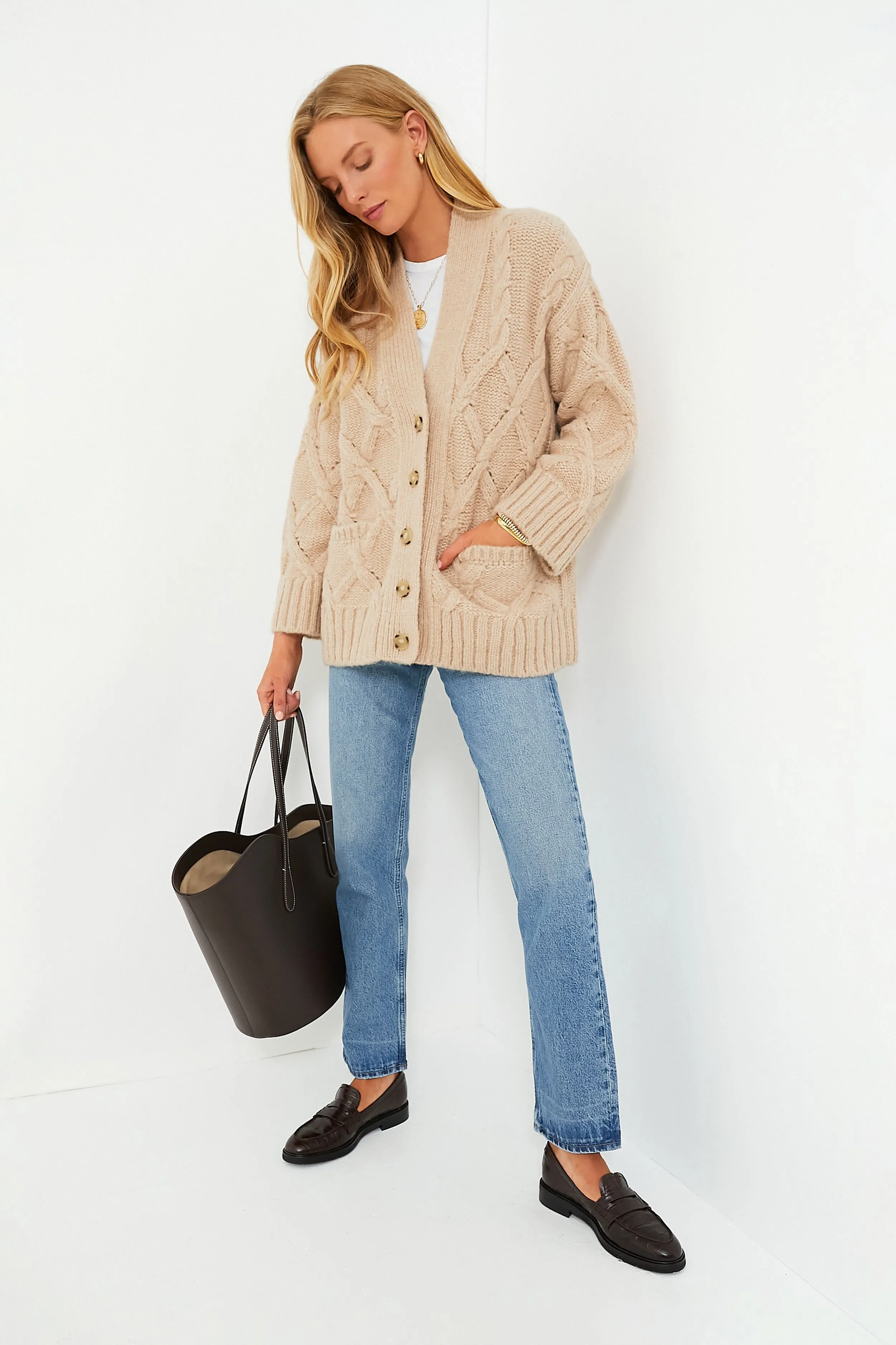 Pale Camel Kayln Cardigan