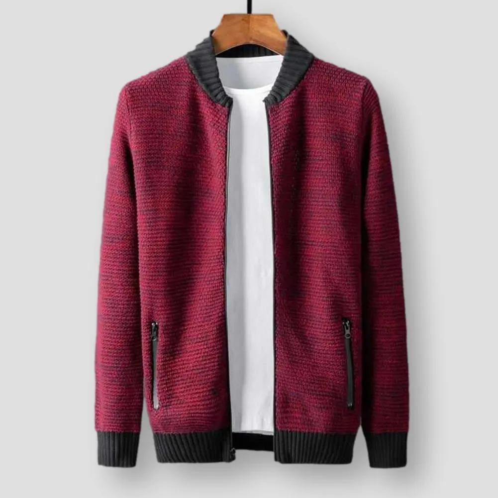 Saint Morris Knitted Wool Cardigan