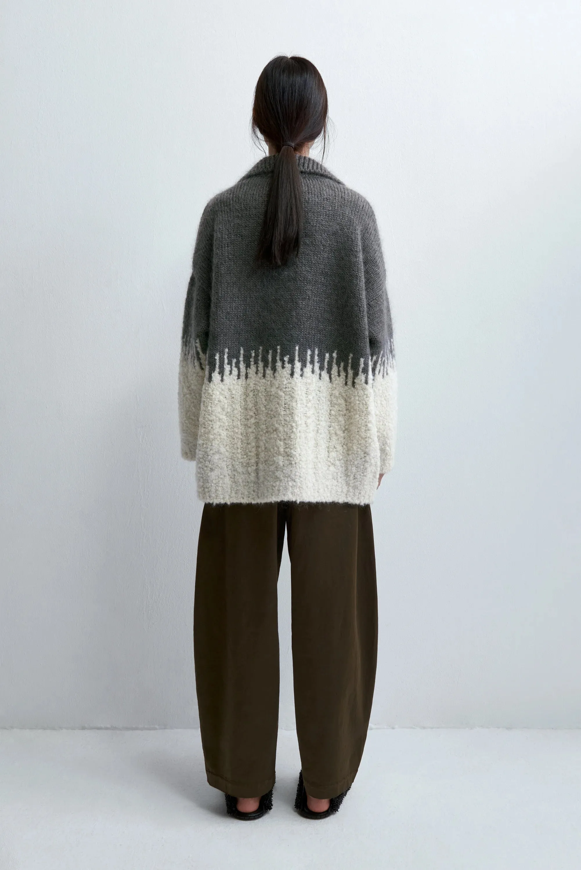 Silk and Mohair Texture Jacket