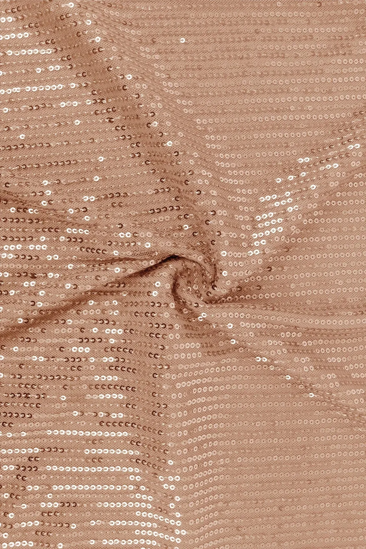 Solid Sequin Texture Fashionable T-Shirt