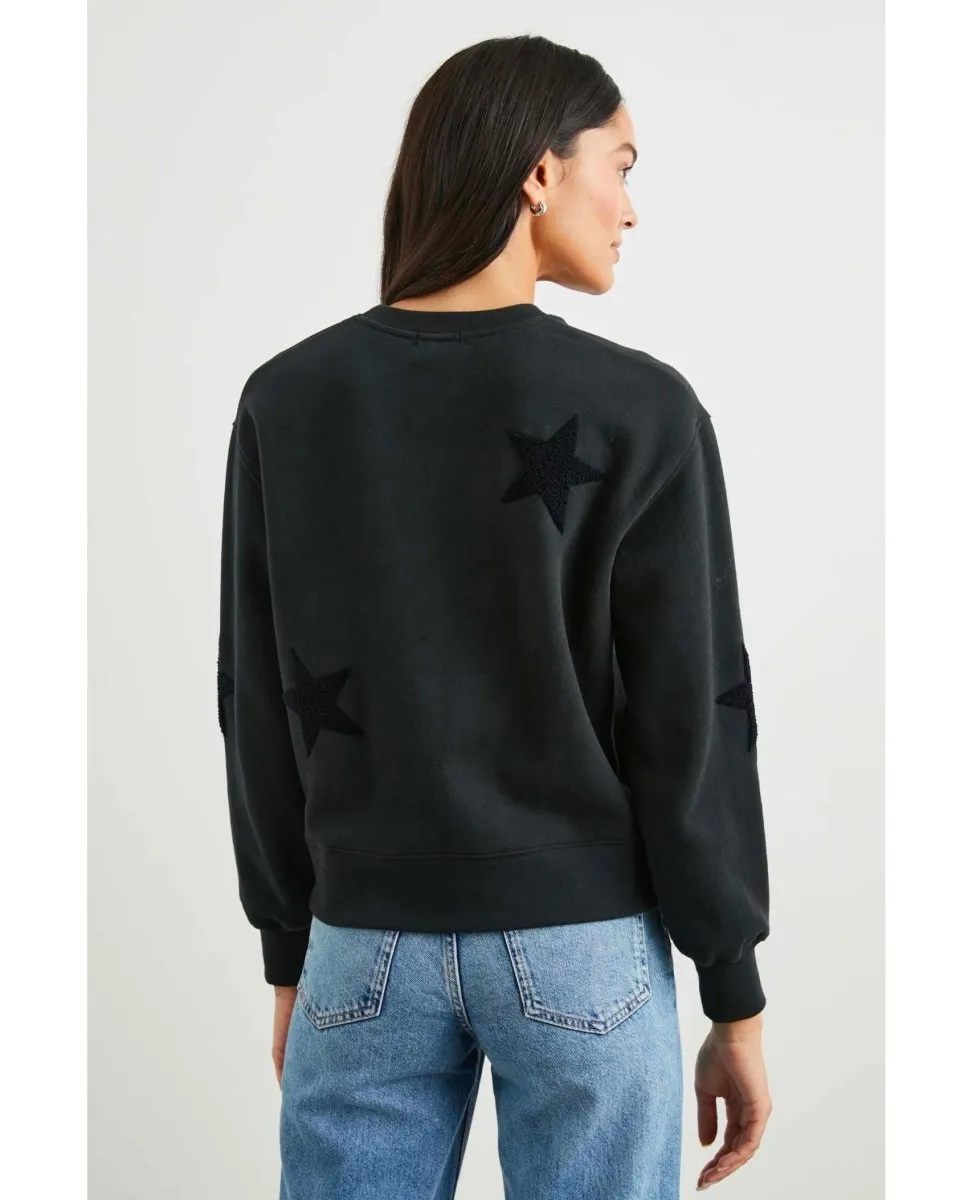 Sonia Black Sweatshirt With Stars
