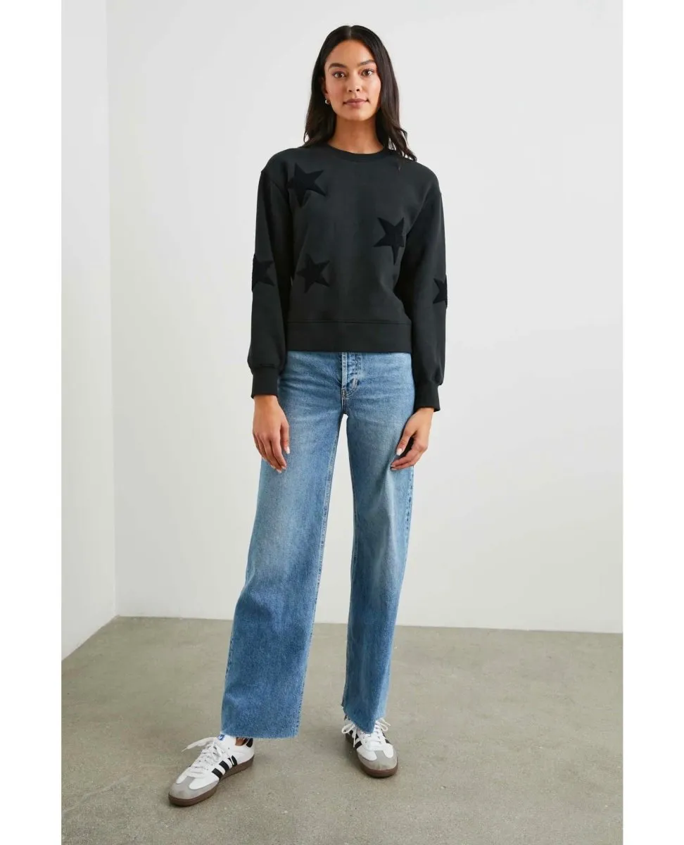 Sonia Black Sweatshirt With Stars