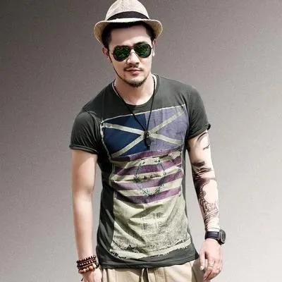 Summer Tops Tee Shirt For Men