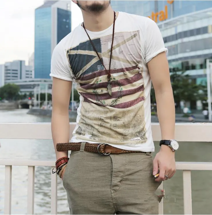 Summer Tops Tee Shirt For Men