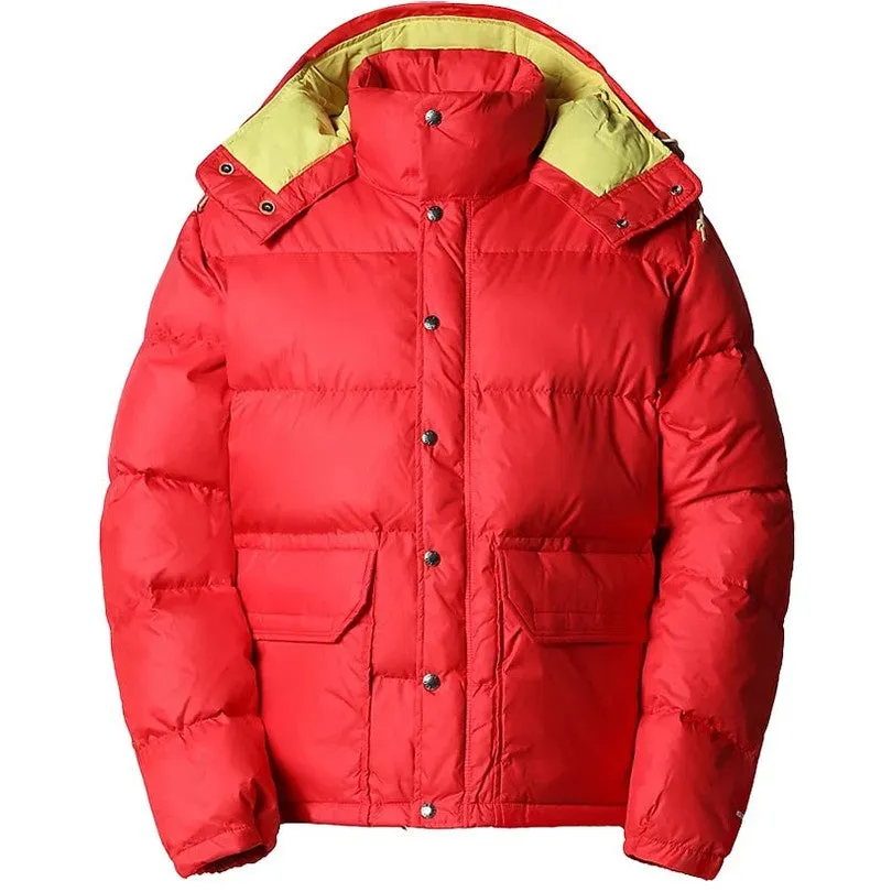 The North Face Mens 71 Sierra Down Short Jacket Red