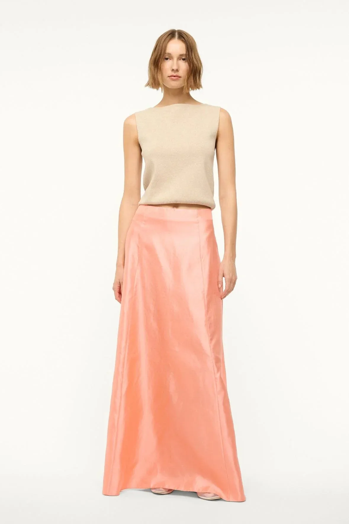 Vincenzo Silk Skirt