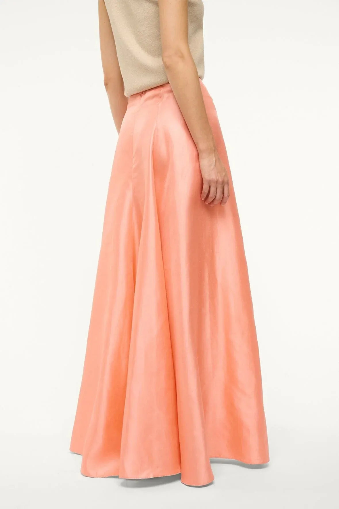 Vincenzo Silk Skirt