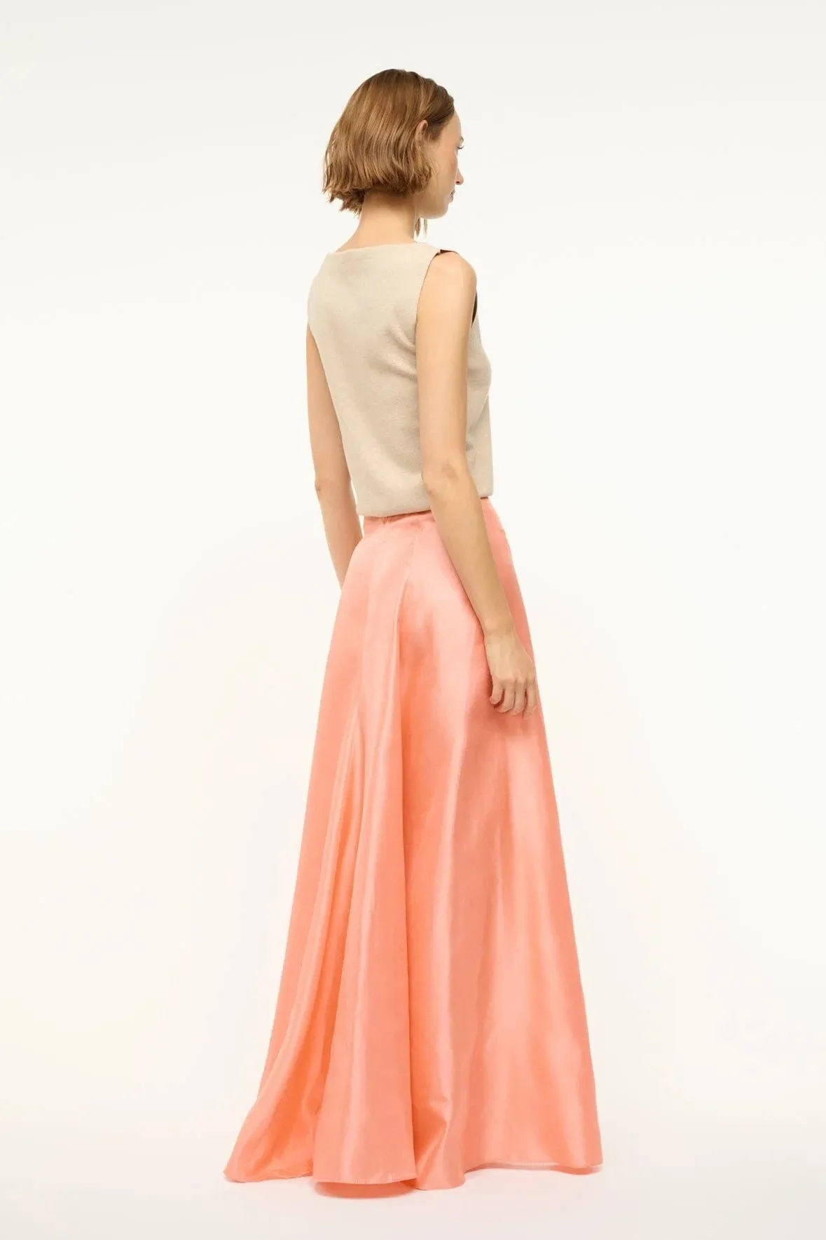 Vincenzo Silk Skirt