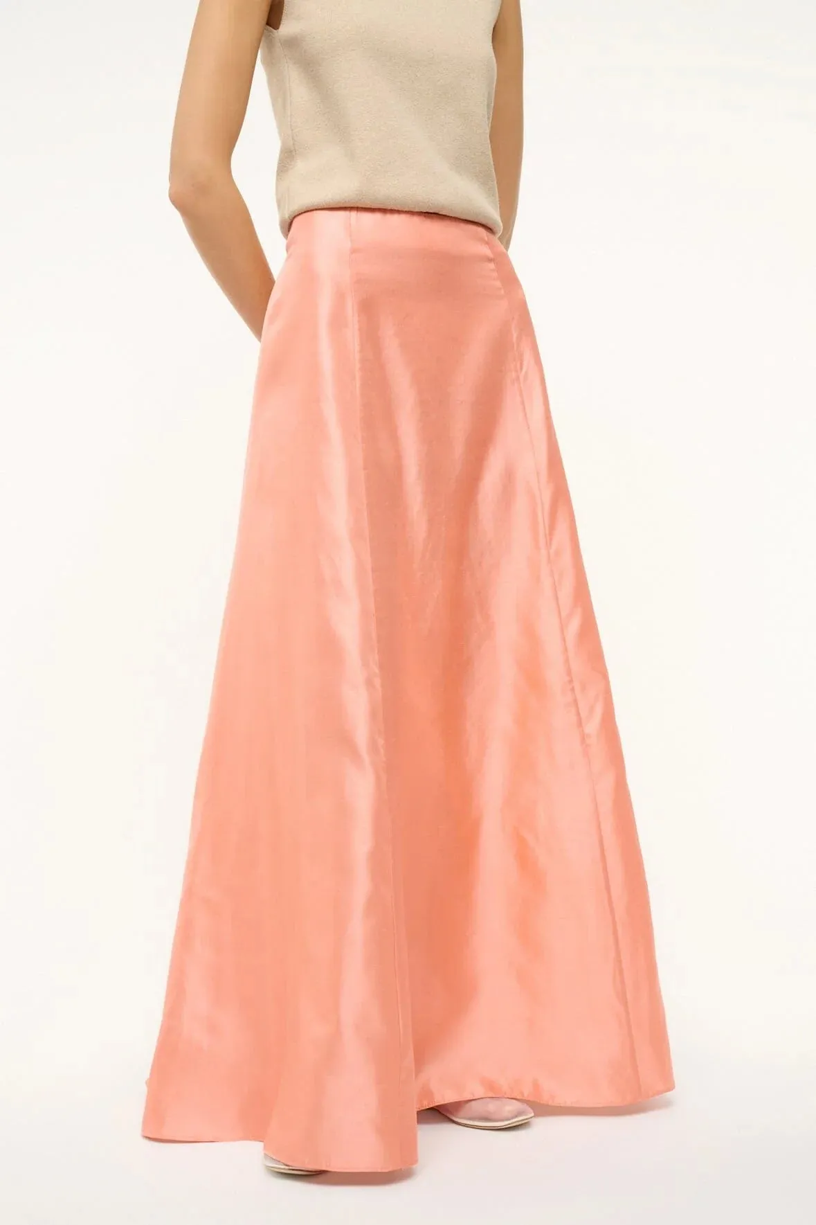 Vincenzo Silk Skirt