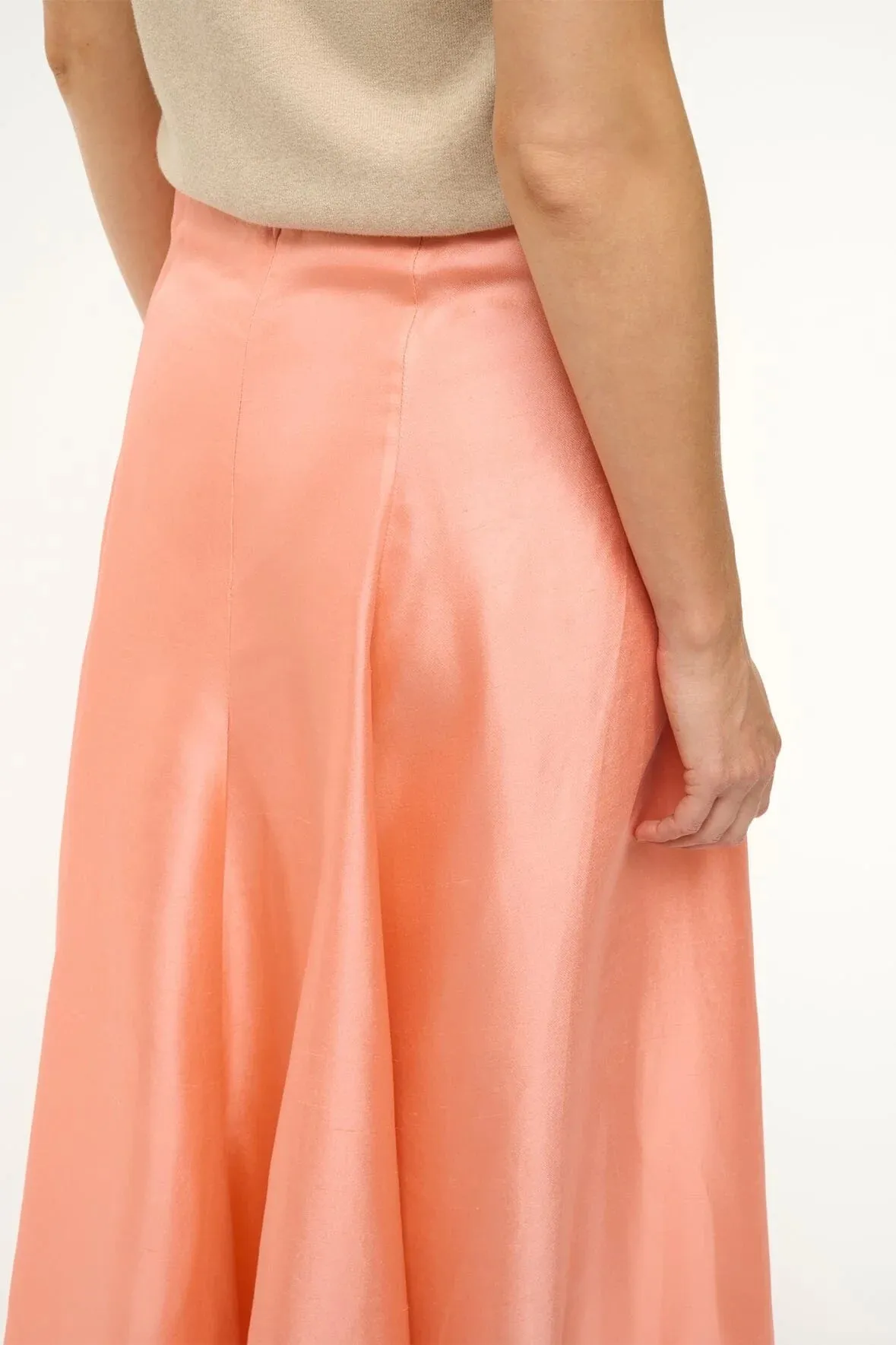 Vincenzo Silk Skirt