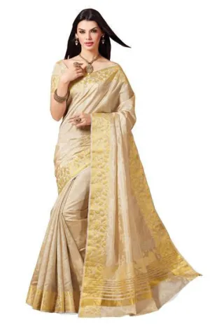 Zari Decorated Silk Fabulous Specialized Grand Art Silk Blue Saree